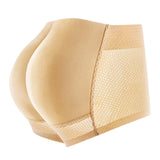 Hip Pad Underwear for Men Padded Enhancing Butt Shapewear Hip Lifting Mesh Boxer Briefs Breathable Soft Underpants Beige