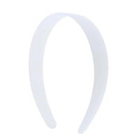 White 1 Inch Plastic Hard Headband with Teeth Head Band Women Girls